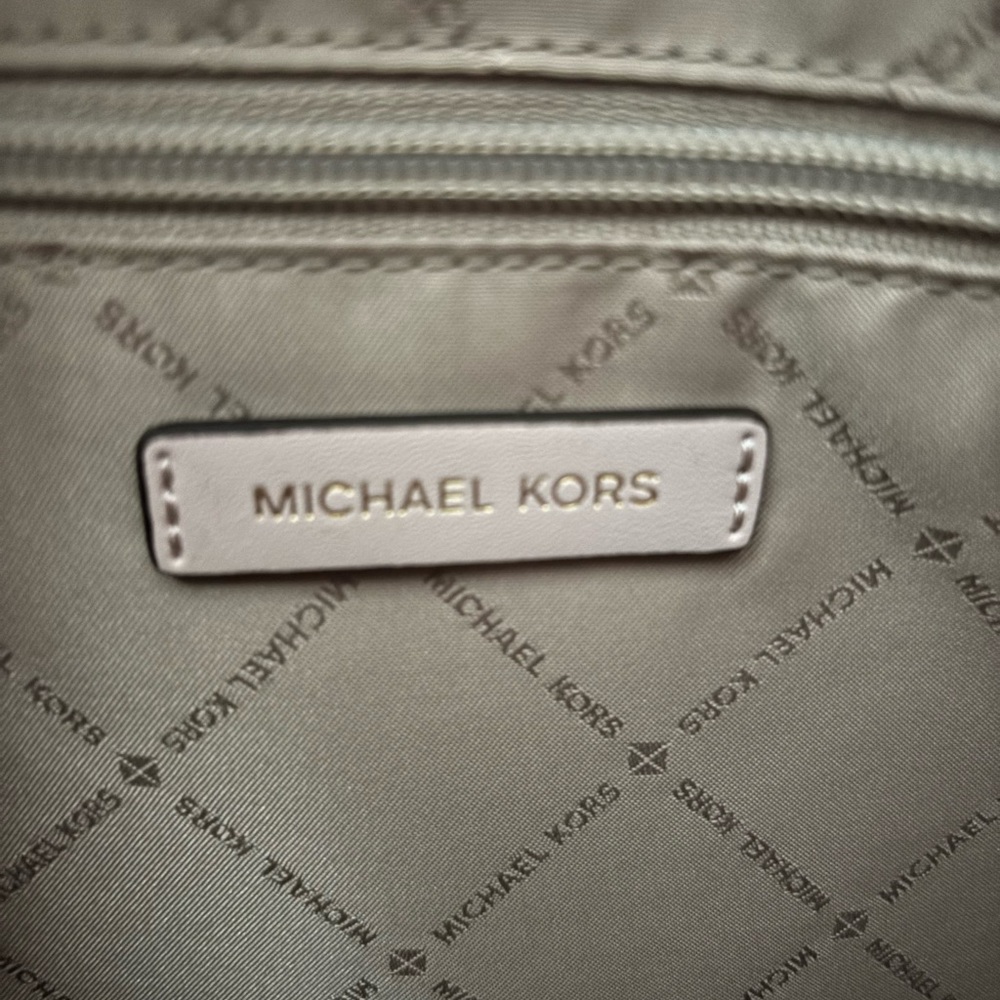 Michael Kors Kenly Large Canvas Leather Tote Crossbody Multi Color - Picture 7 of 14